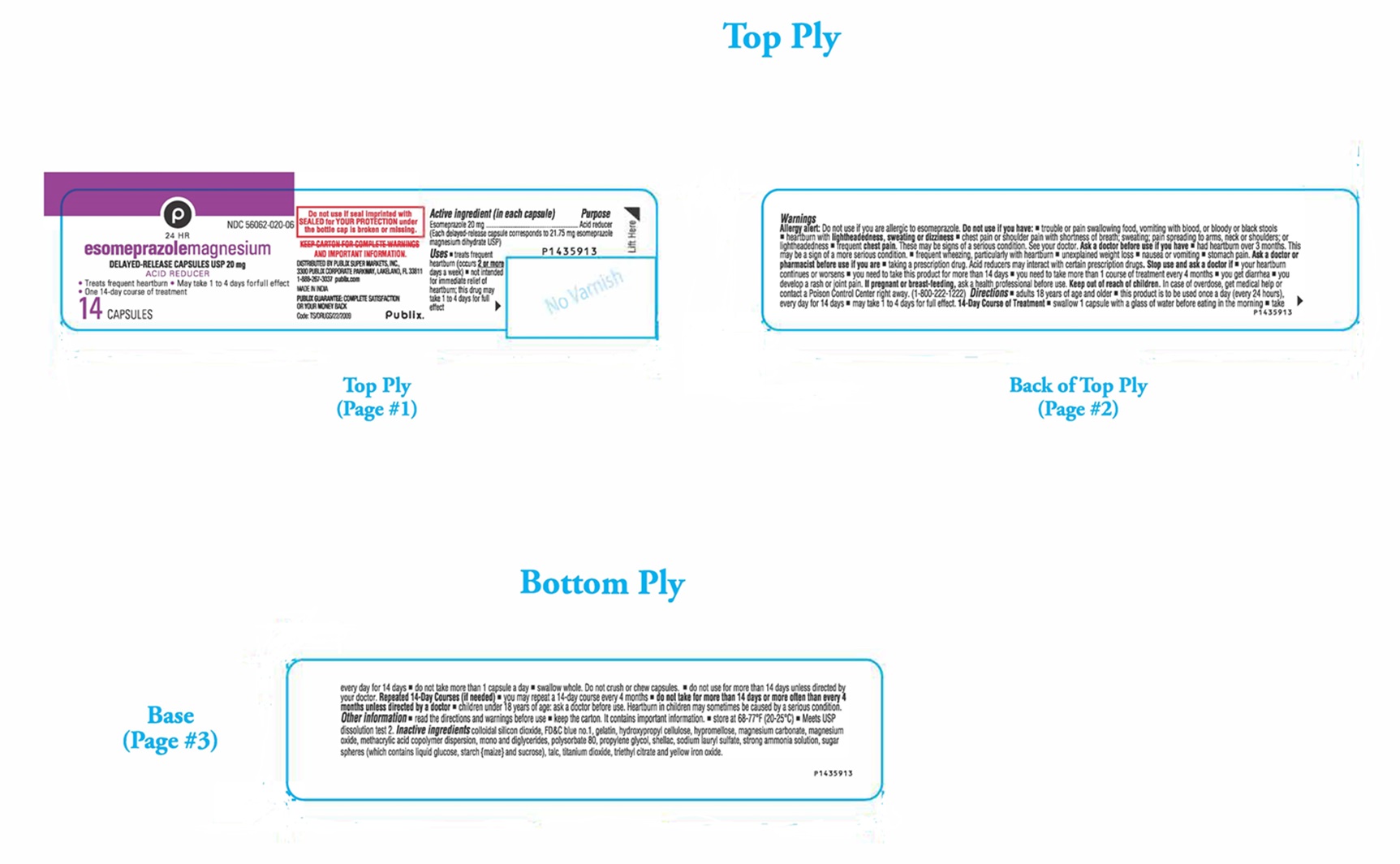 Pill image for Esomeprazole Magnesium Delayed-release Capsules Usp 20 Mg