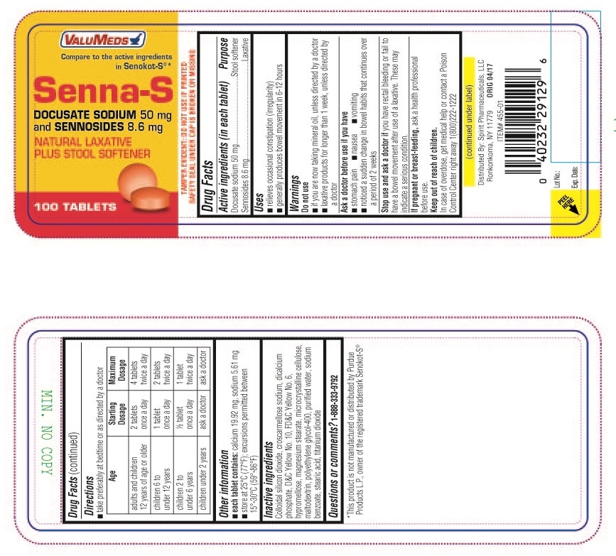 Pill image for Valumeds Senna-s