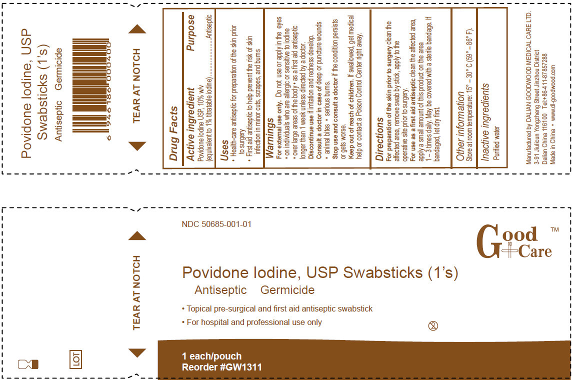 Pill image for Povidone Iodine, Usp Swabsticks