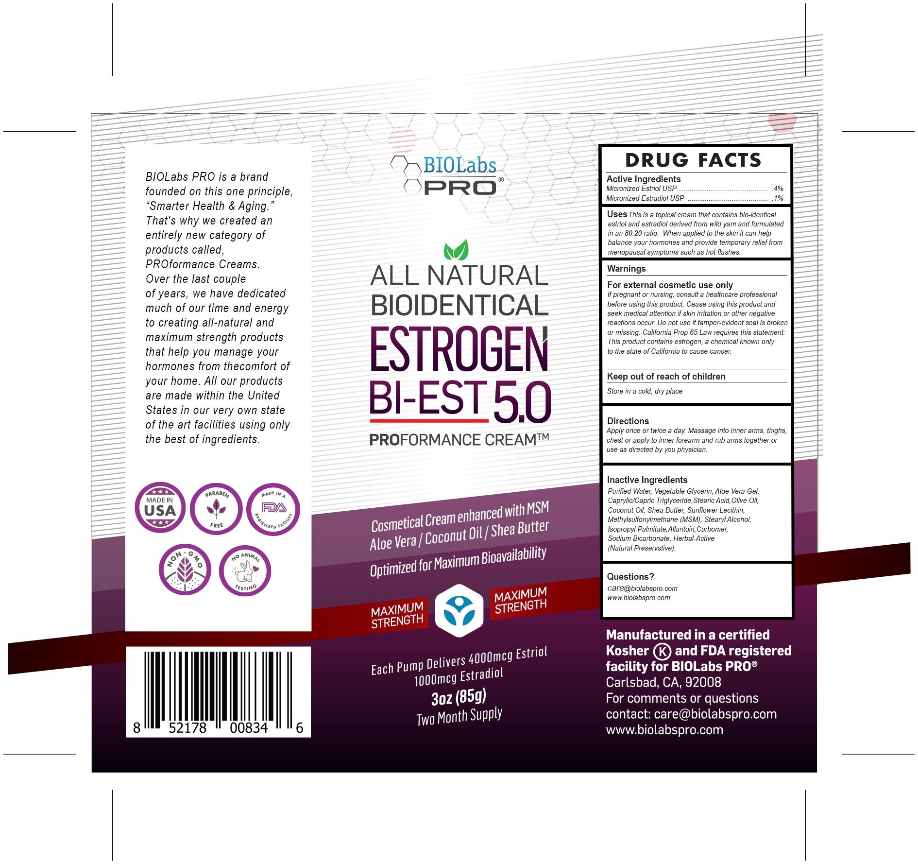 Pill image for Biest 5.0 Estrogen Cream