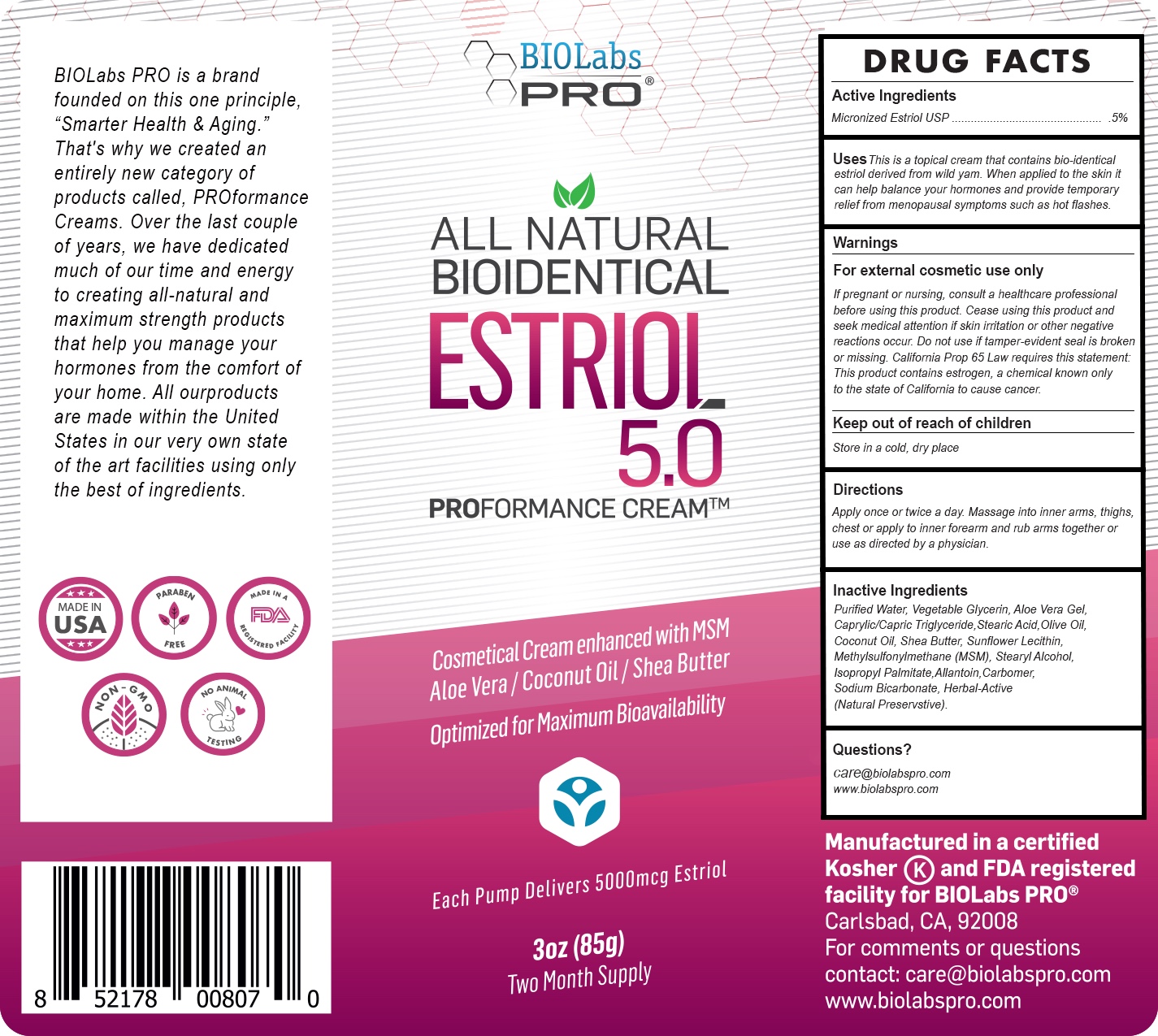 Pill image for Estriol 5.0 Cream