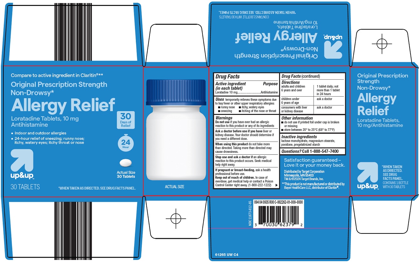 Pill image for Target Corporation Allergy Relief Drug Facts