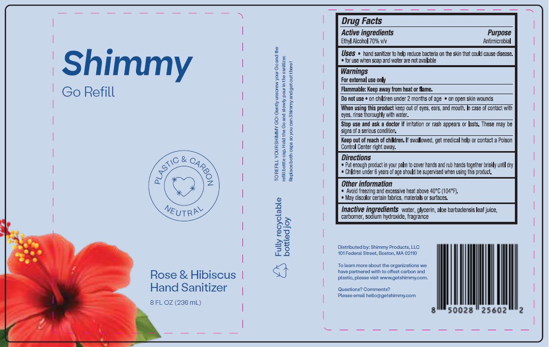Pill image for shimmy rose hibiscus hand sanitizer