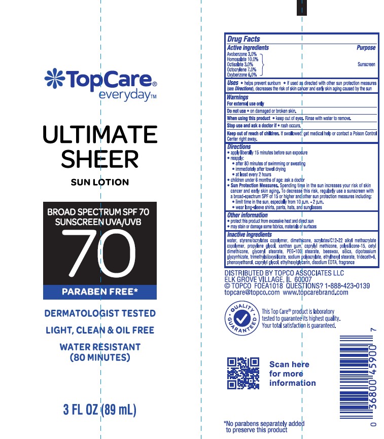 Pill image for Topcare Everyday Ultimate Sheer Sun Lotion Broad Spectrum Spf 70