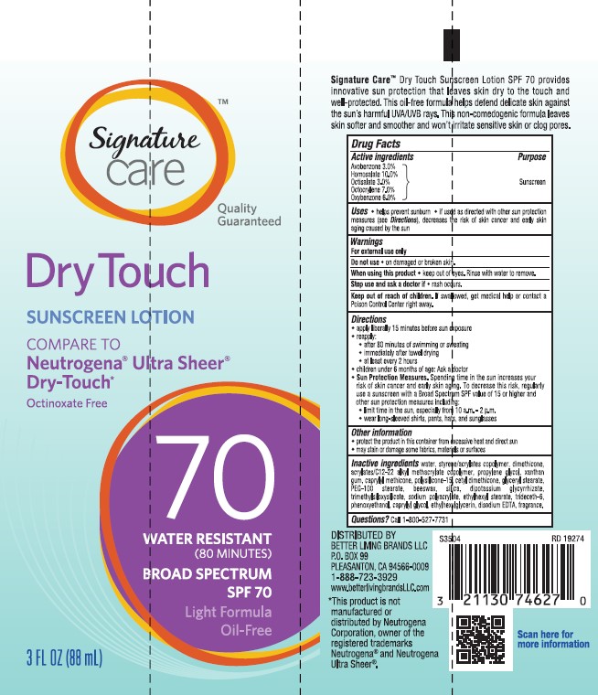 Pill image for Safeway Signature Care Ultra Dry Touch Sunscreen Lotion Broad Spectrum Spf 70