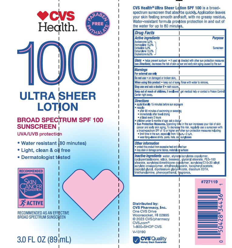 Pill image for Cvs Health Ultra Sheer Spf 100 Sunscreen Lotion