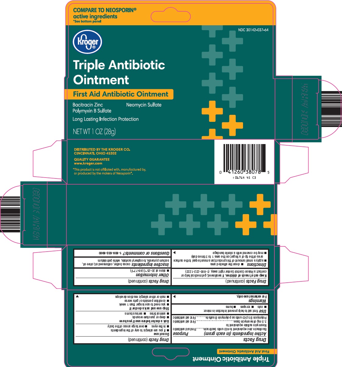 Pill image for Kroger Co. Triple Antibiotic Ointment Drug Facts