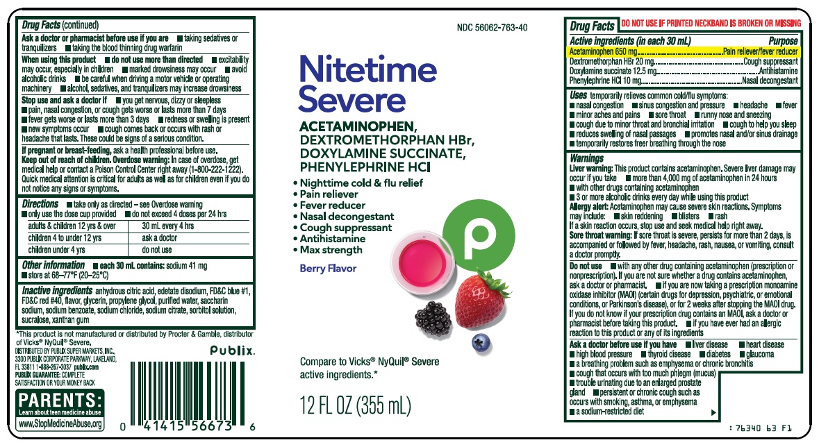 Pill image for Publix Super Markets, Inc. Nitetime Severe Drug Facts