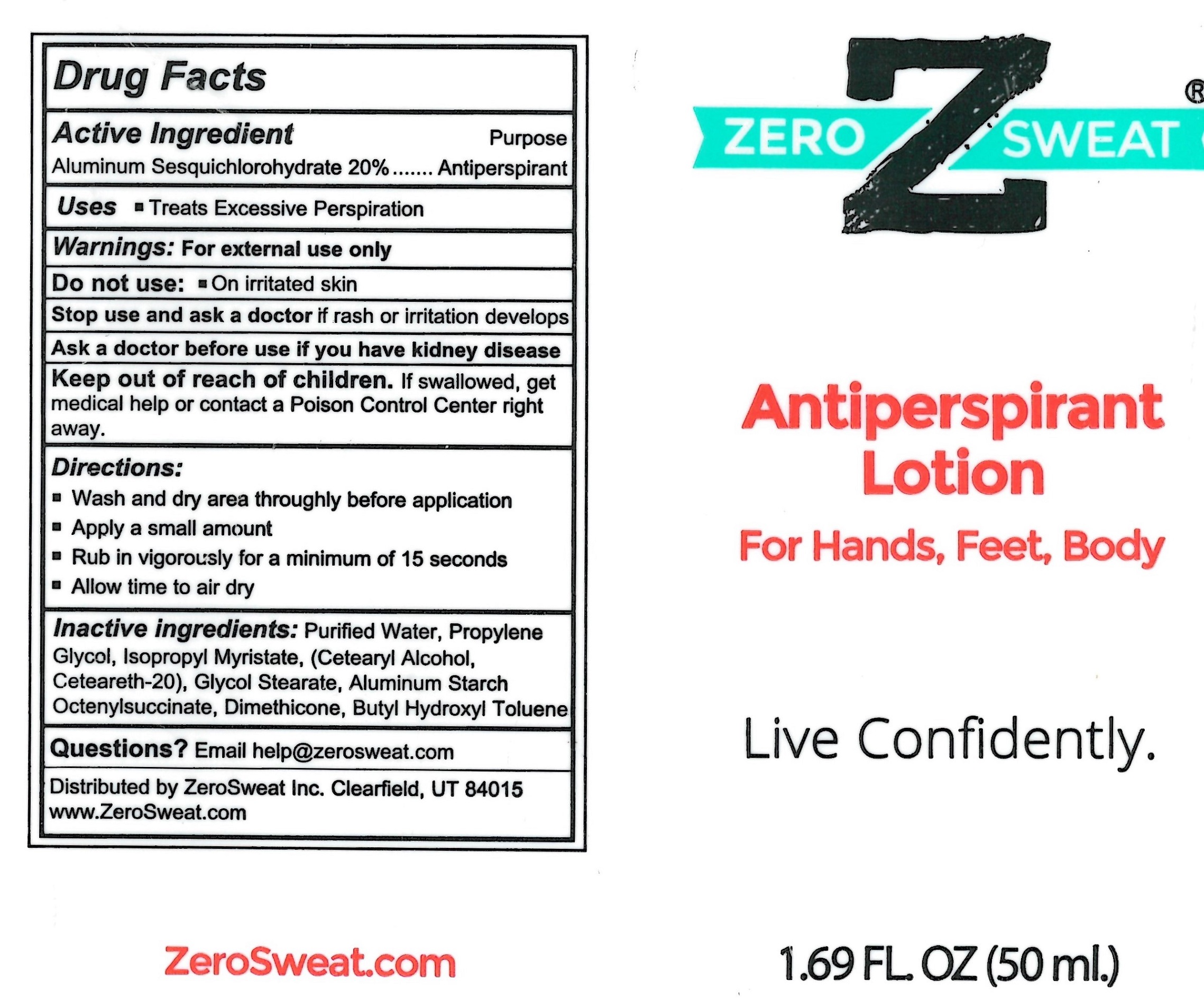 Pill image for Zero Sweat 20% Lotion