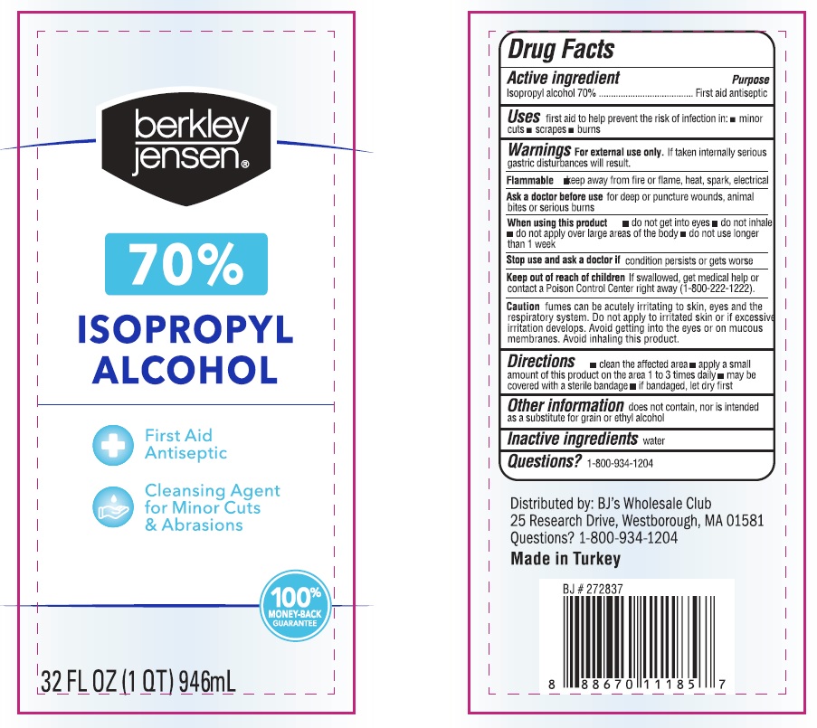 Pill image for Berkley Jensen 70% Isopropyl Alcohol