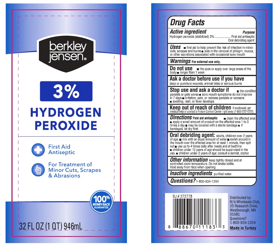 Pill image for Berkley Jensen 3% Hydrogen Peroxide