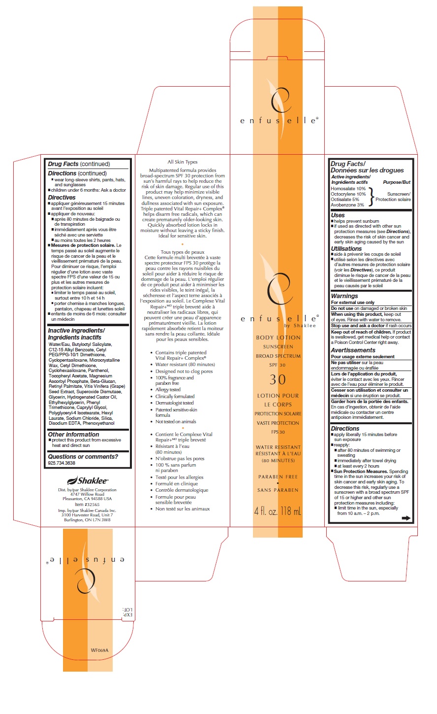 Pill image for Enfuselle Body Lotion Sunscreen Broad Spectrum Spf 30