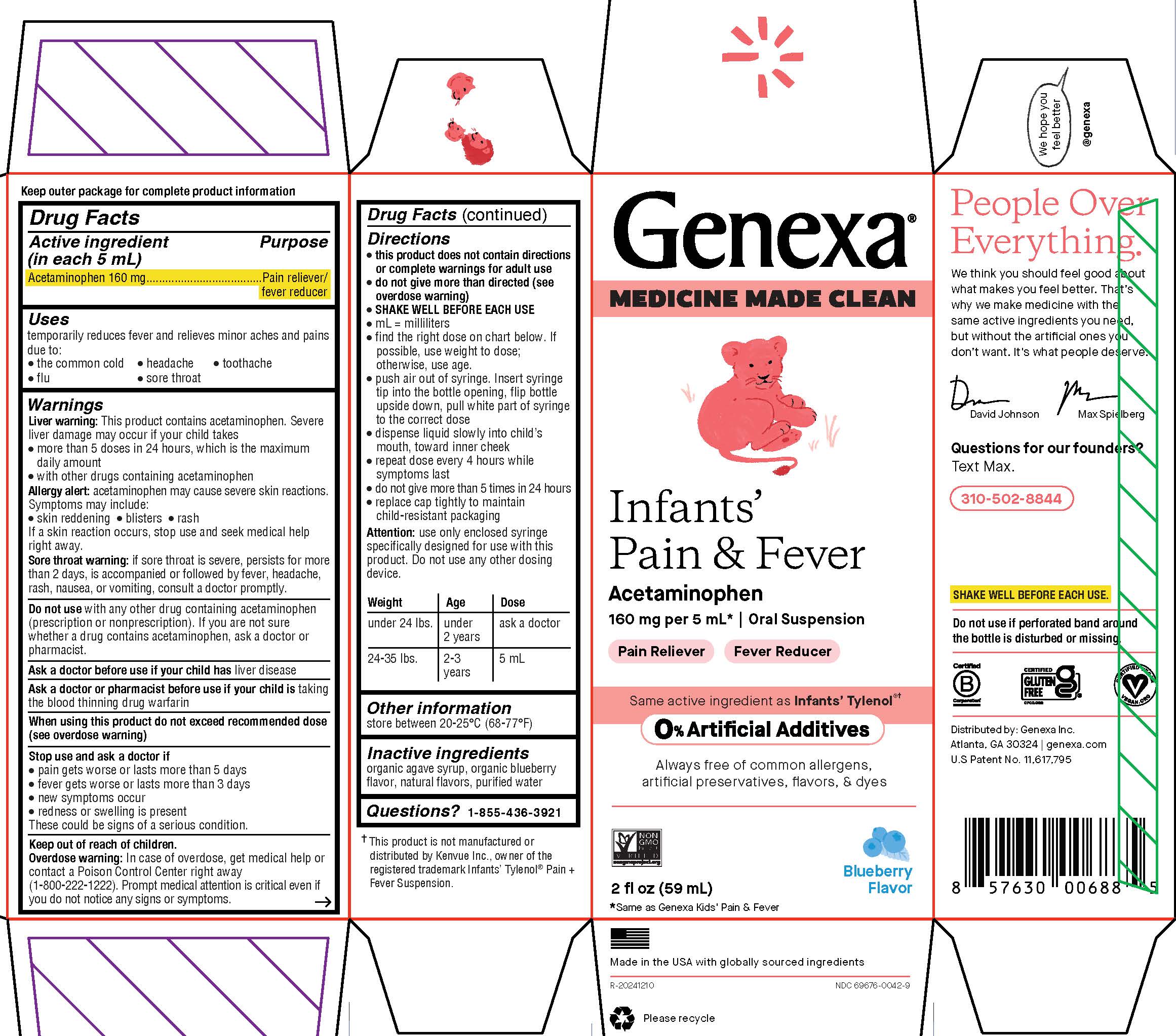 Pill image for Infants' Pain & Fever Oral Suspension