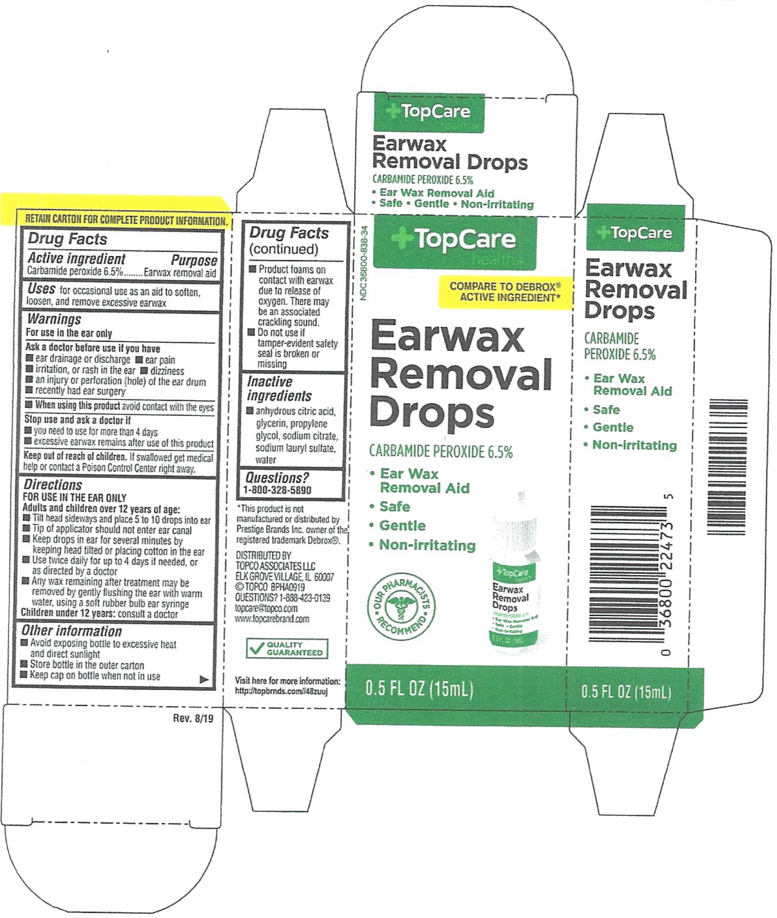 Pill image for Topcare Earwax Removal Drops
