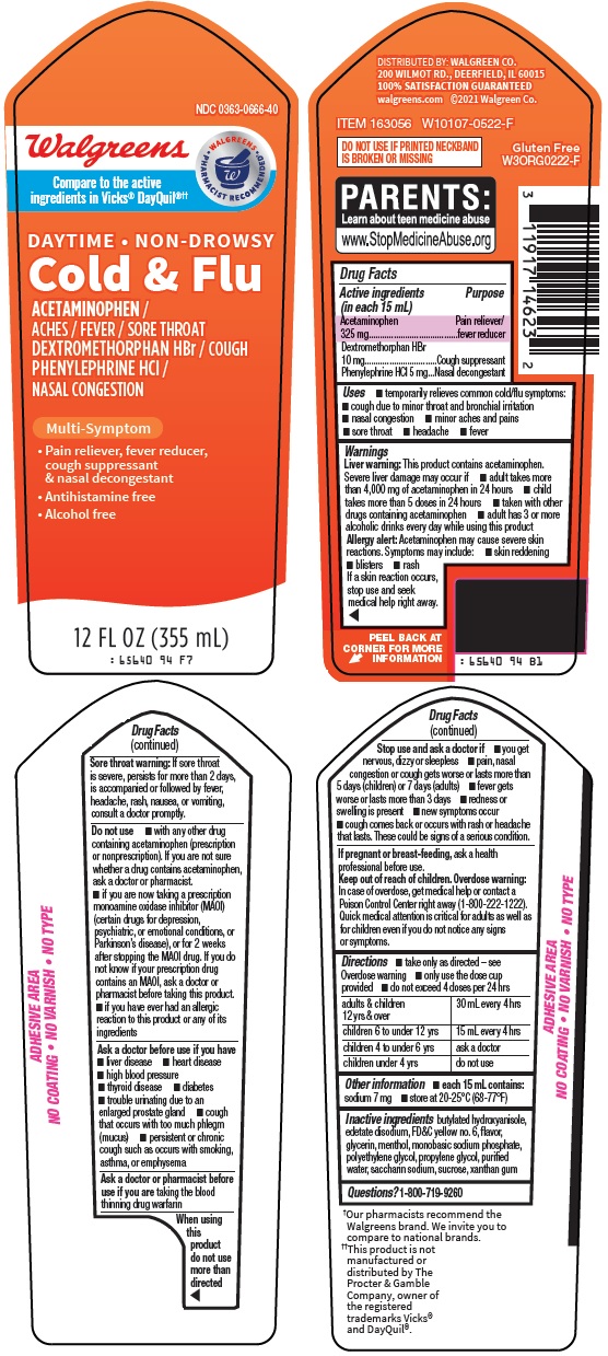 Pill image for Walgreen Co. Cold & Flu Drug Facts