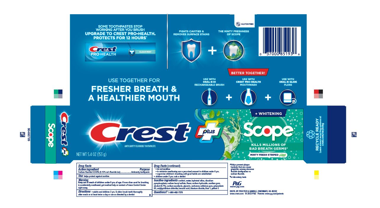 Pill image for Crest Plus Whitening Plus Scope
