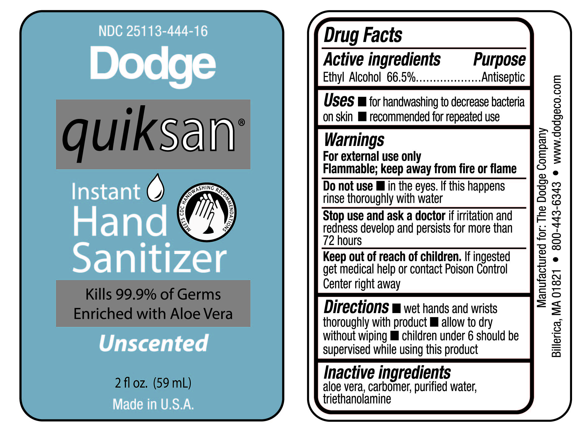 Pill image for 25113-444-16, Hand Sanitizer