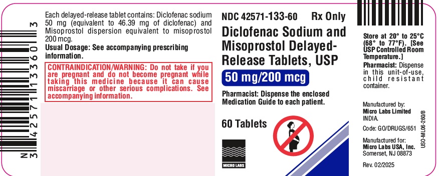 Pill image for These Highlights Do Not Include All The Information Needed To Use Diclofenac Sodium And Misoprostol Delayed-release Tablets Safely And Effectively. See Full Prescribing Information For Diclofenac Sodium And Misoprostol Delayed-release Tablets.