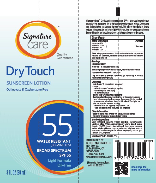 Pill image for Safeway Signature Care Dry Touch Sunscreen Lotion Spf 55