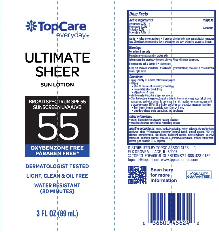 Pill image for Topcare Everyday Ultimate Sheer Sun Lotion Broad Spectrum Spf 55