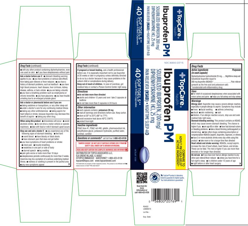 Pill image for Topco Ibuprofen Pm Capsules