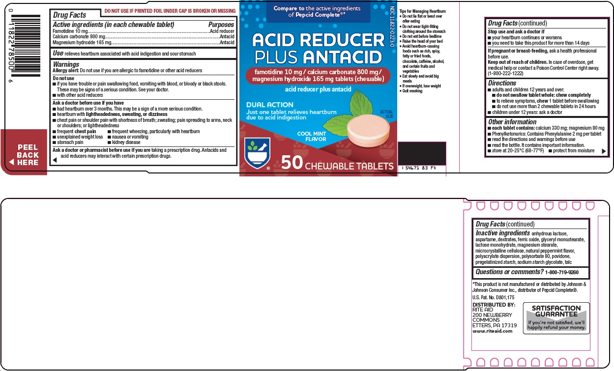Pill image for Rite Aid Corporation Acid Reducer Plus Antacid Drug Facts
