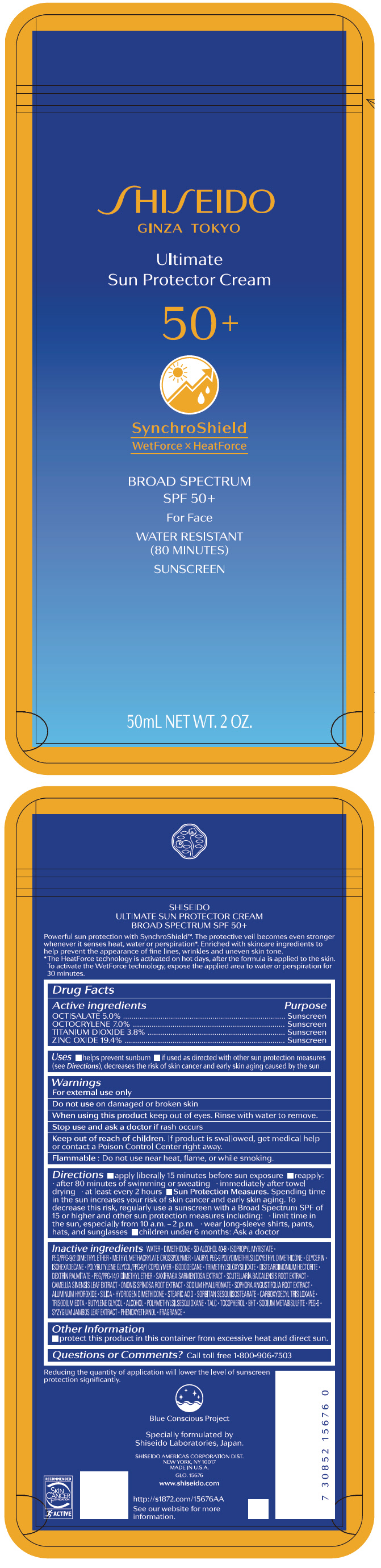 Pill image for Shiseido Ultimate Sun Protector Cream