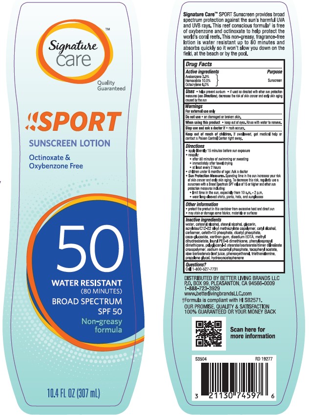 Pill image for Safeway Signature Care Sport Sunscreen Lotion Spf 50