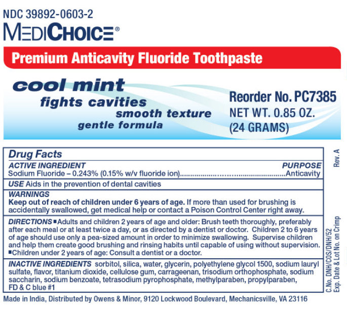 Pill image for Medichoice Premium Anticavity Fluoride Toothpaste