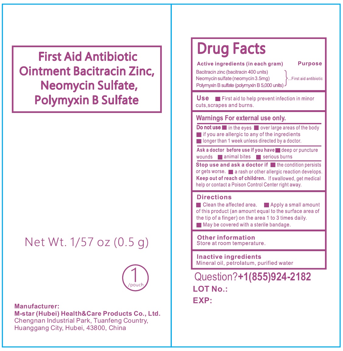 Pill image for First Aid Antibiotic Ointment Bacitracin Zinc, Neomycin Sulfate, Polymyxin B Sulfate