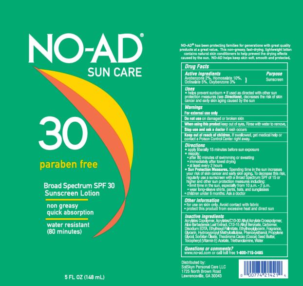 Pill image for No-ad Spf30 Lotion 5oz