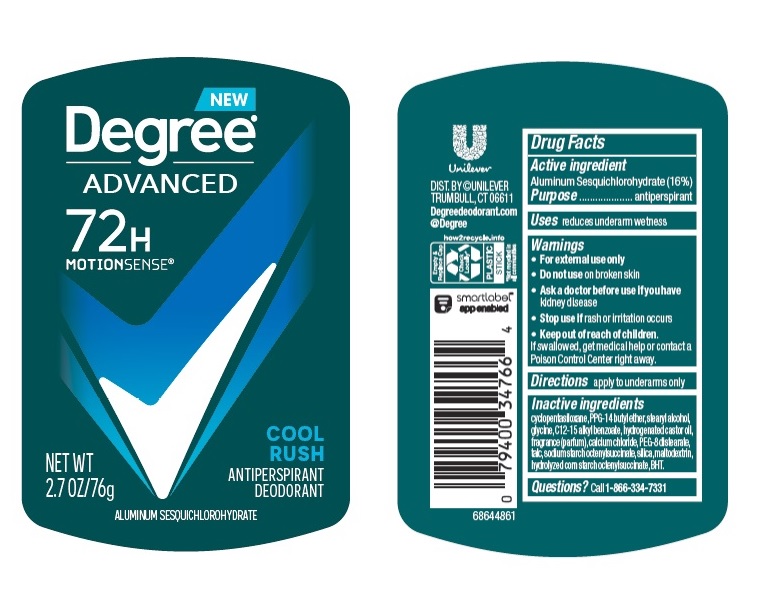 Pill image for Degree Advanced Cool Rush 72h Antiperspirant Deodorant