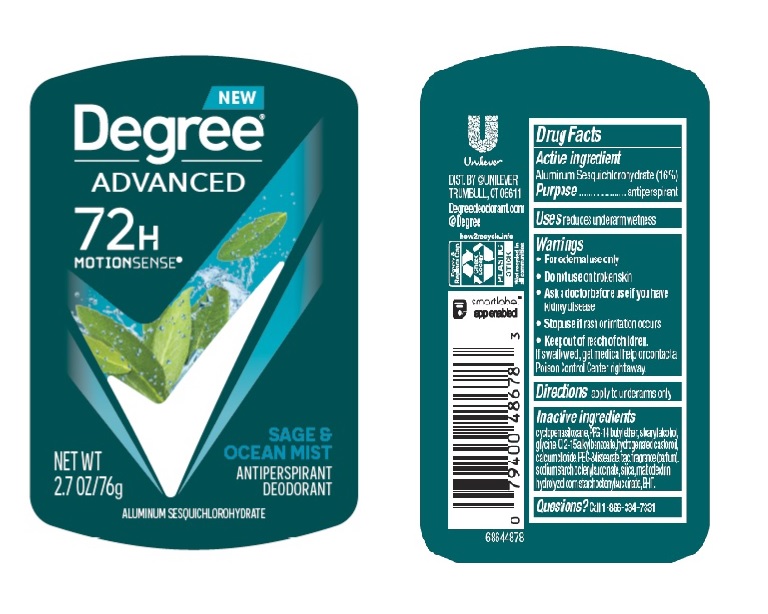 Pill image for Degree Advanced Sage & Ocean Breeze 72h Antiperspirant Deodorant