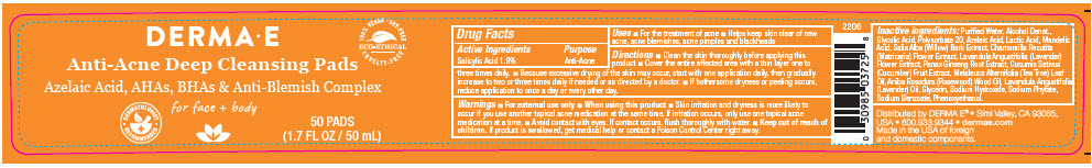 Pill image for Derma E Acne Cleansing Pads