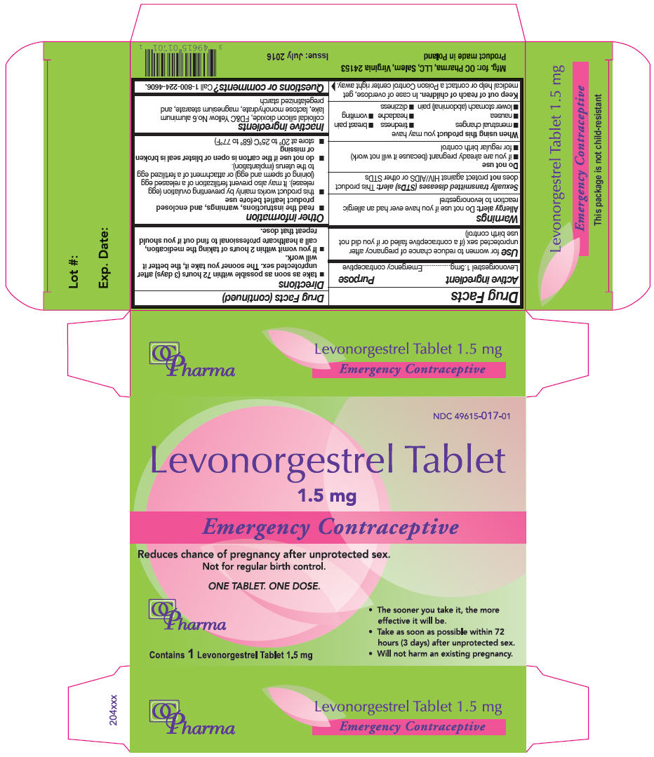 Pill image for Levonorgestrel Tablets