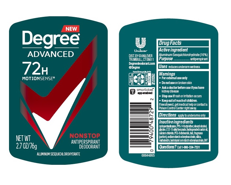 Pill image for Degree Advanced Nonstop 72h Antiperspirant Deodorant
