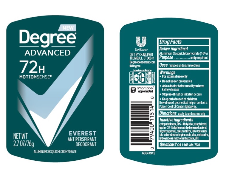 Pill image for Degree Advanced Everest 72h Antiperspirant Deodorant