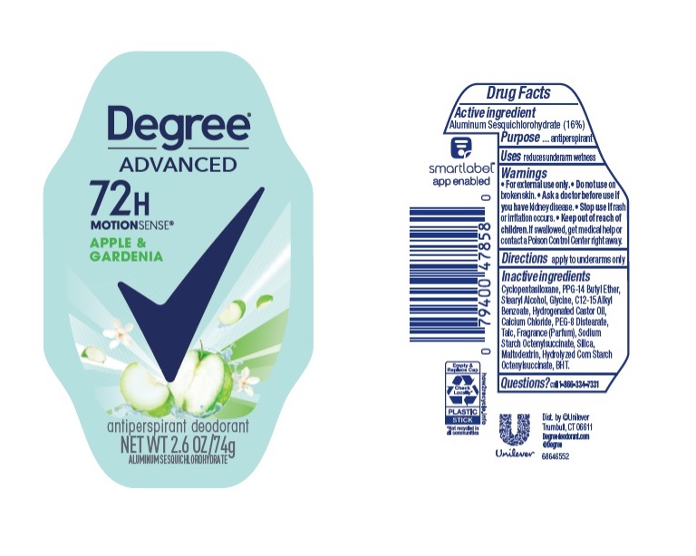 Pill image for Degree Advanced Apple & Gardenia 72h Antiperspirant Deodorant