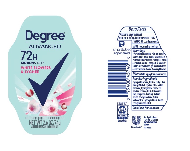 Pill image for Degree Advanced White Flowers & Lychee 72h Antiperspirant Deodorant