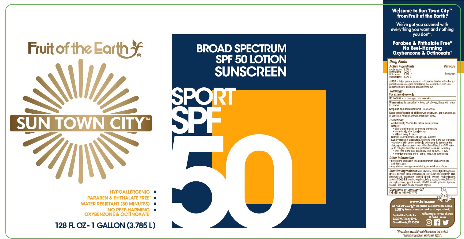Pill image for Fruit Of The Earth Sun Town City Spf 50 Lotion Sunscreen