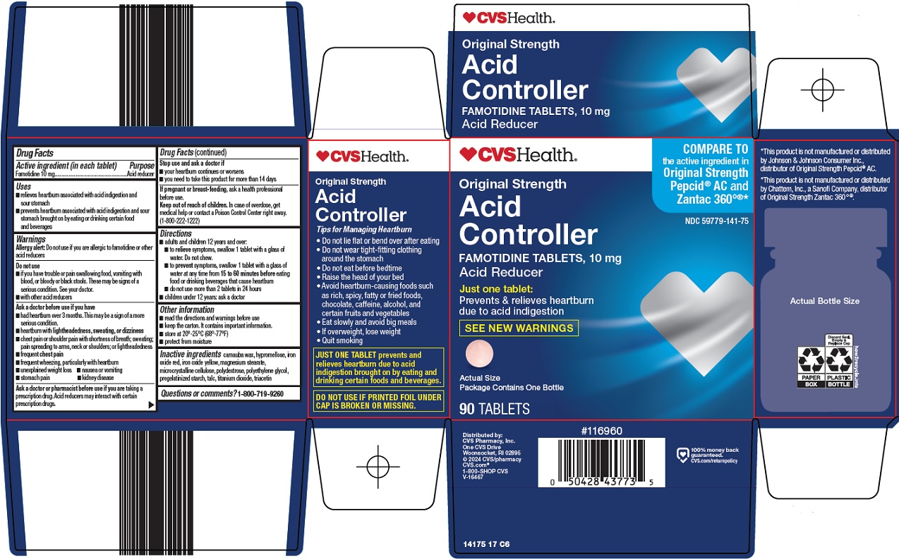 Pill image for Cvs Pharmacy, Inc. Acid Controller Drug Facts