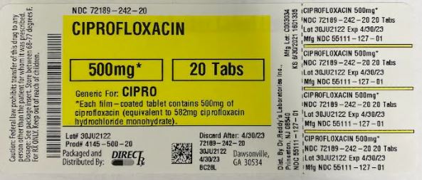 Pill image for Ciprofloxacin