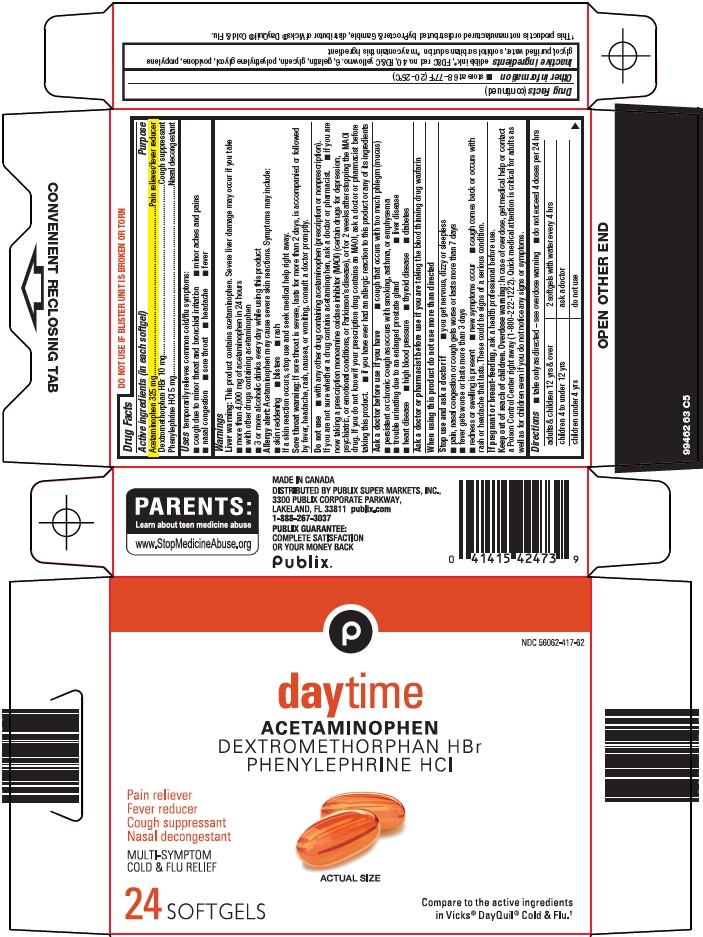 Pill image for Publix Super Markets, Inc. Daytime Drug Facts