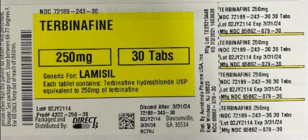 Pill image for Terbinafine