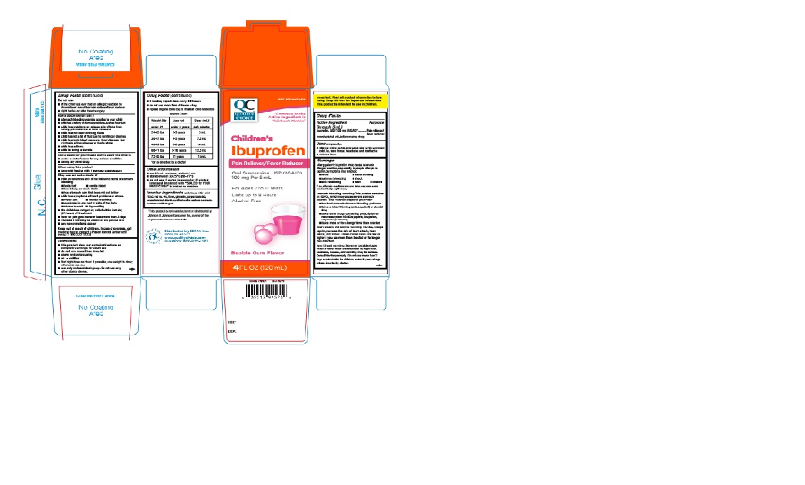 Pill image for quality choice children's ibuprofen oral suspension 572