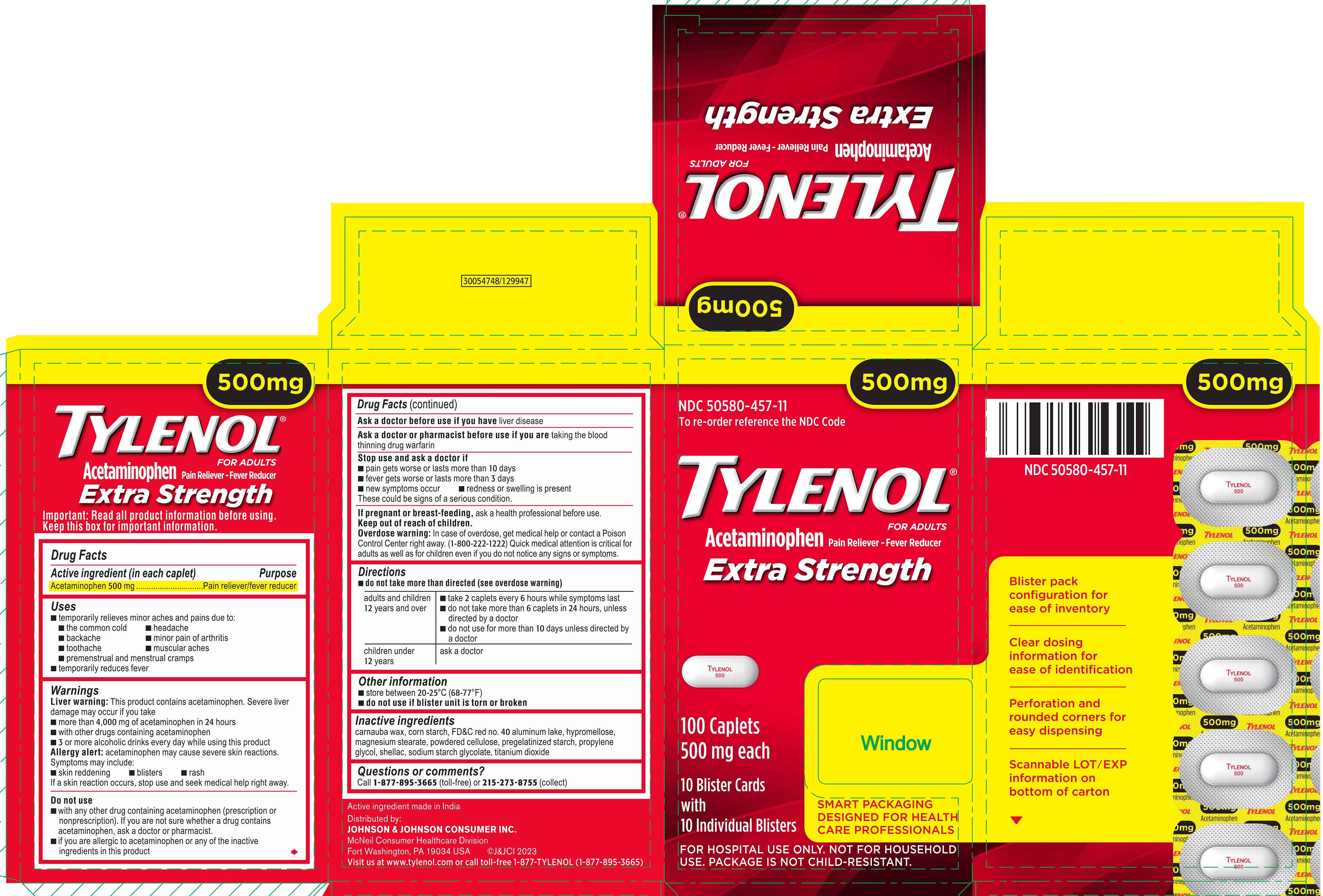 Pill image for Tylenol Extra Strength