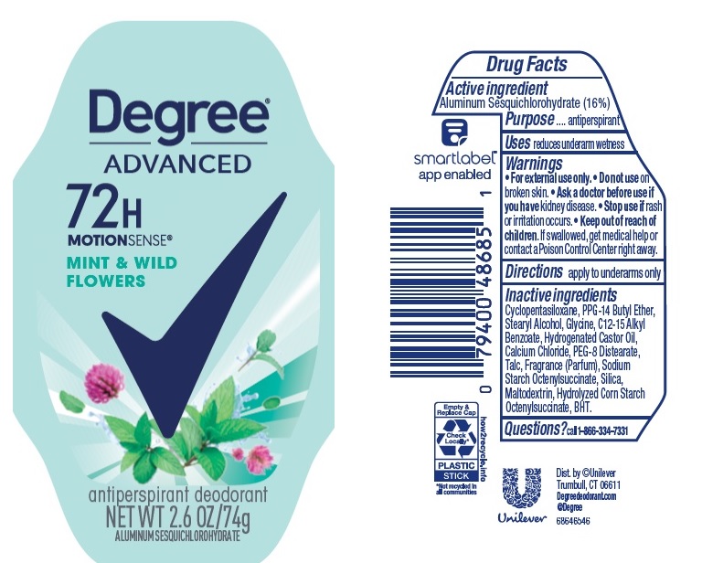 Pill image for Degree Advanced Mint & Wild Flowers 72h Antiperspirant Deodorant