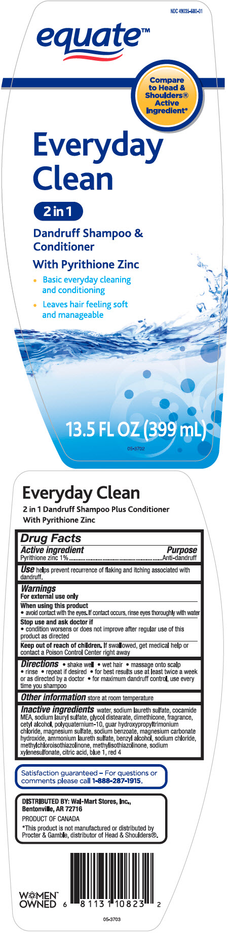 Pill image for Equate™ Everyday Clean 2 In 1 Dandruff Sh & Cond