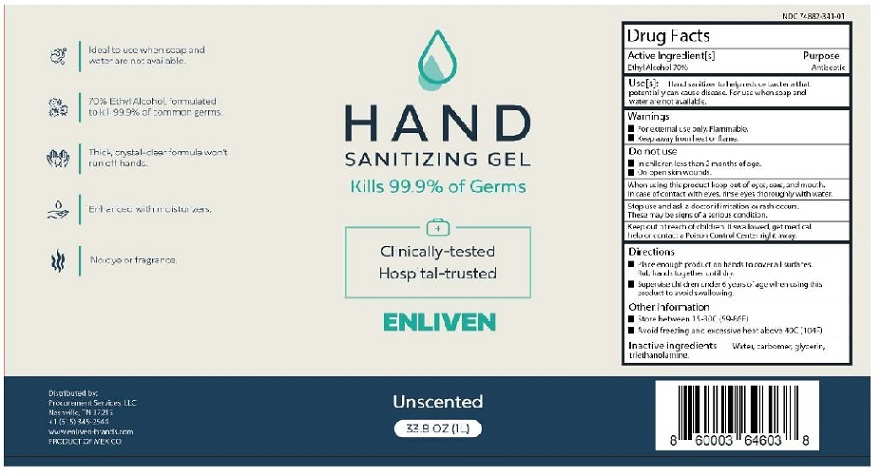 Pill image for Enliven Hand Sanitizing Gel