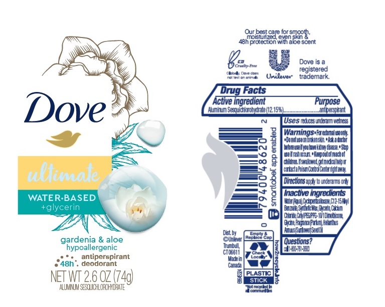 Pill image for Dove Ultimate Gardenia & Aloe 48h Antiperspirant Deodorant